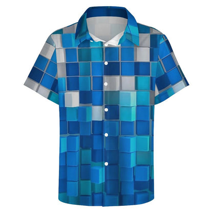 Men's Fashion Casual Printed Short Sleeve Shirts 2305107201