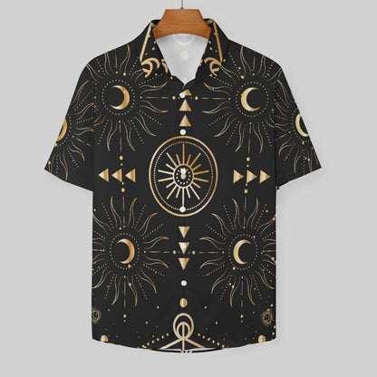 Men's Fashion Casual Printed Short Sleeve Shirts 2306101054