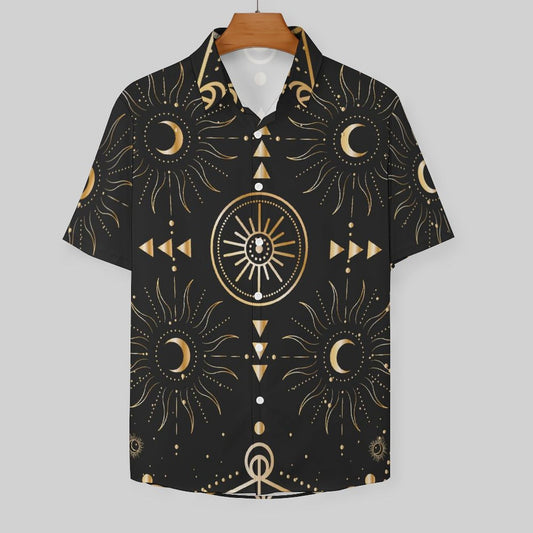 Men's Fashion Casual Printed Short Sleeve Shirts 2306101054