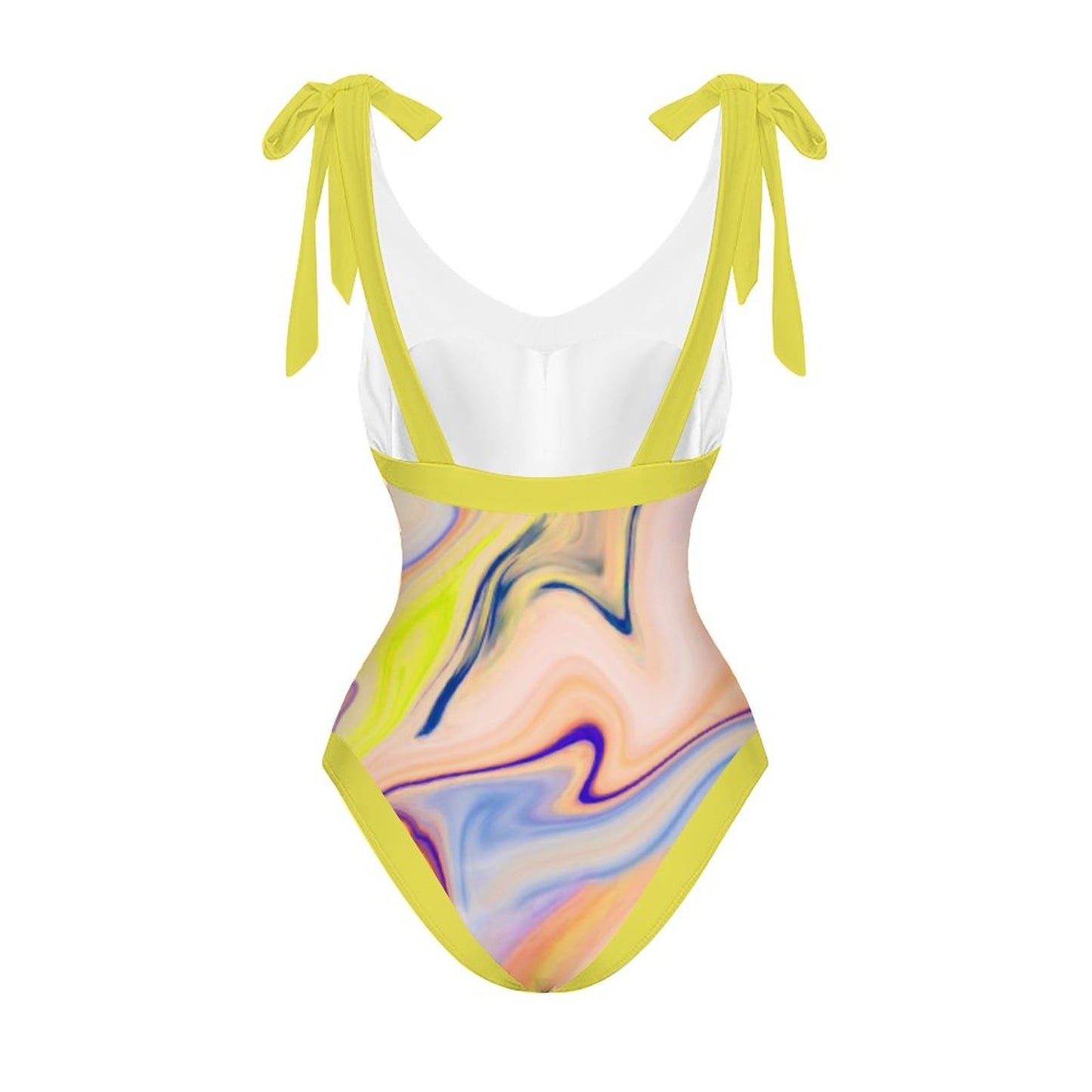 Casual Printed One-Piece Swimsuit And Cover Up 2305102426