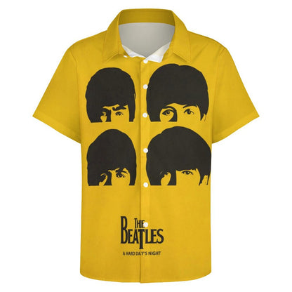 Men's Fashion Casual Printed Short Sleeve Shirts 2306104153