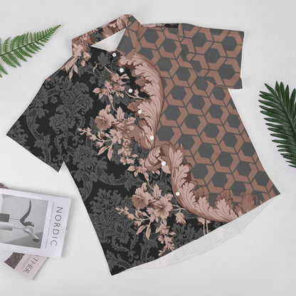 Men's Fashion Casual Printed Short Sleeve Shirts 2306101115