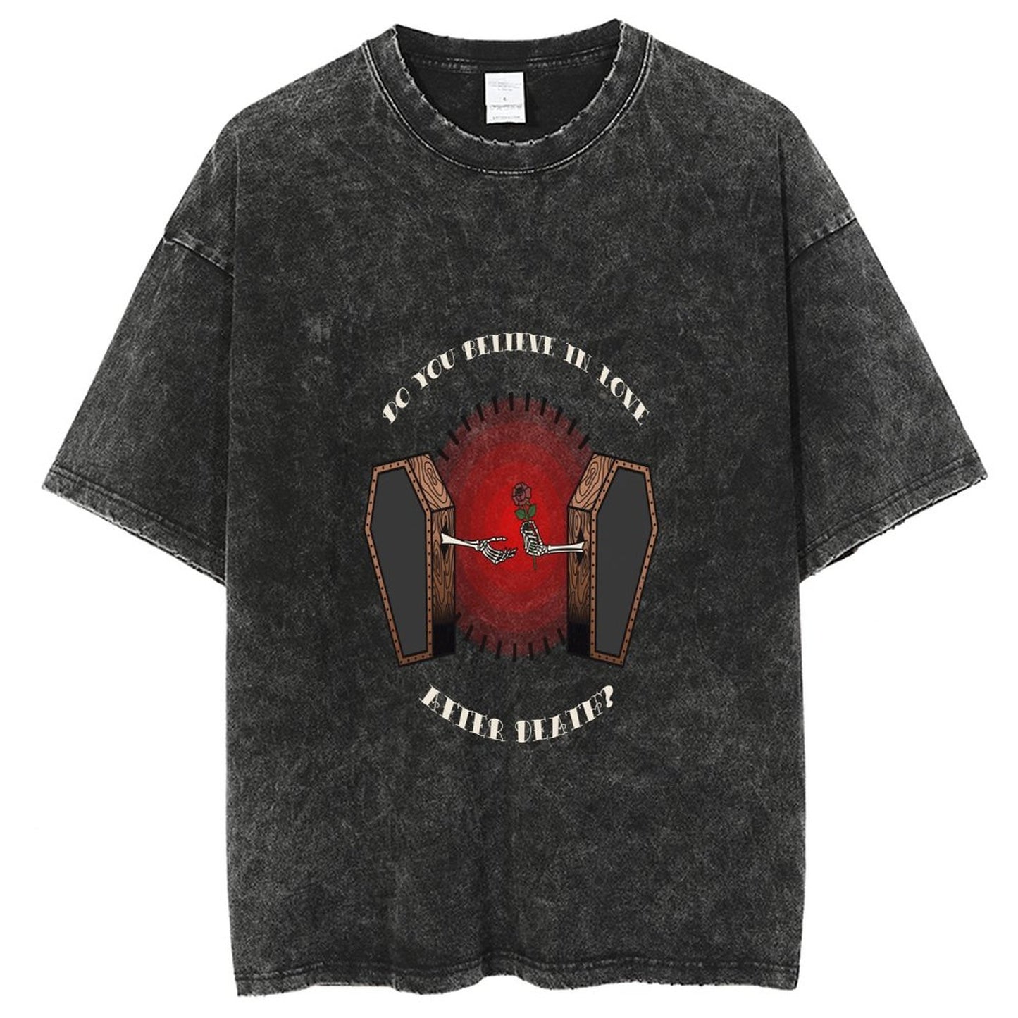 Unisex Vintage Solid Wash T-Shirts 2305102842