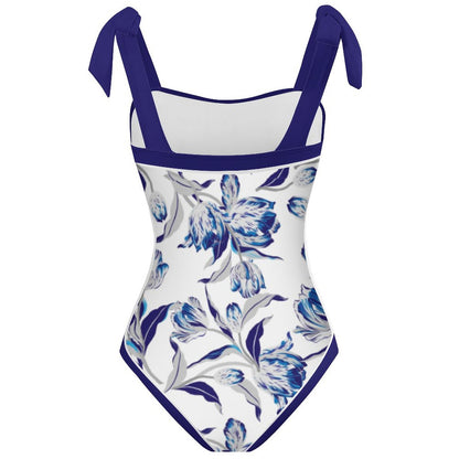 Fashion Printed One Piece Swimsuit And Cover Up 2305104488