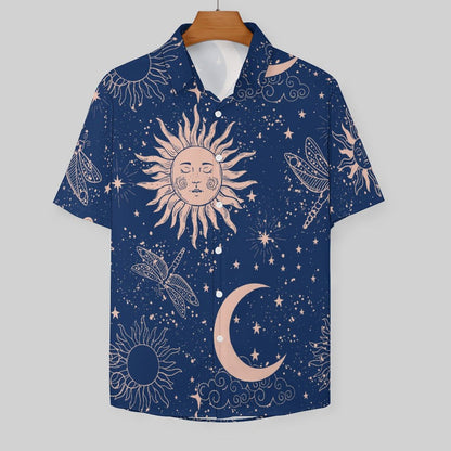 Men's Fashion Casual Printed Short Sleeve Shirts 2306101055