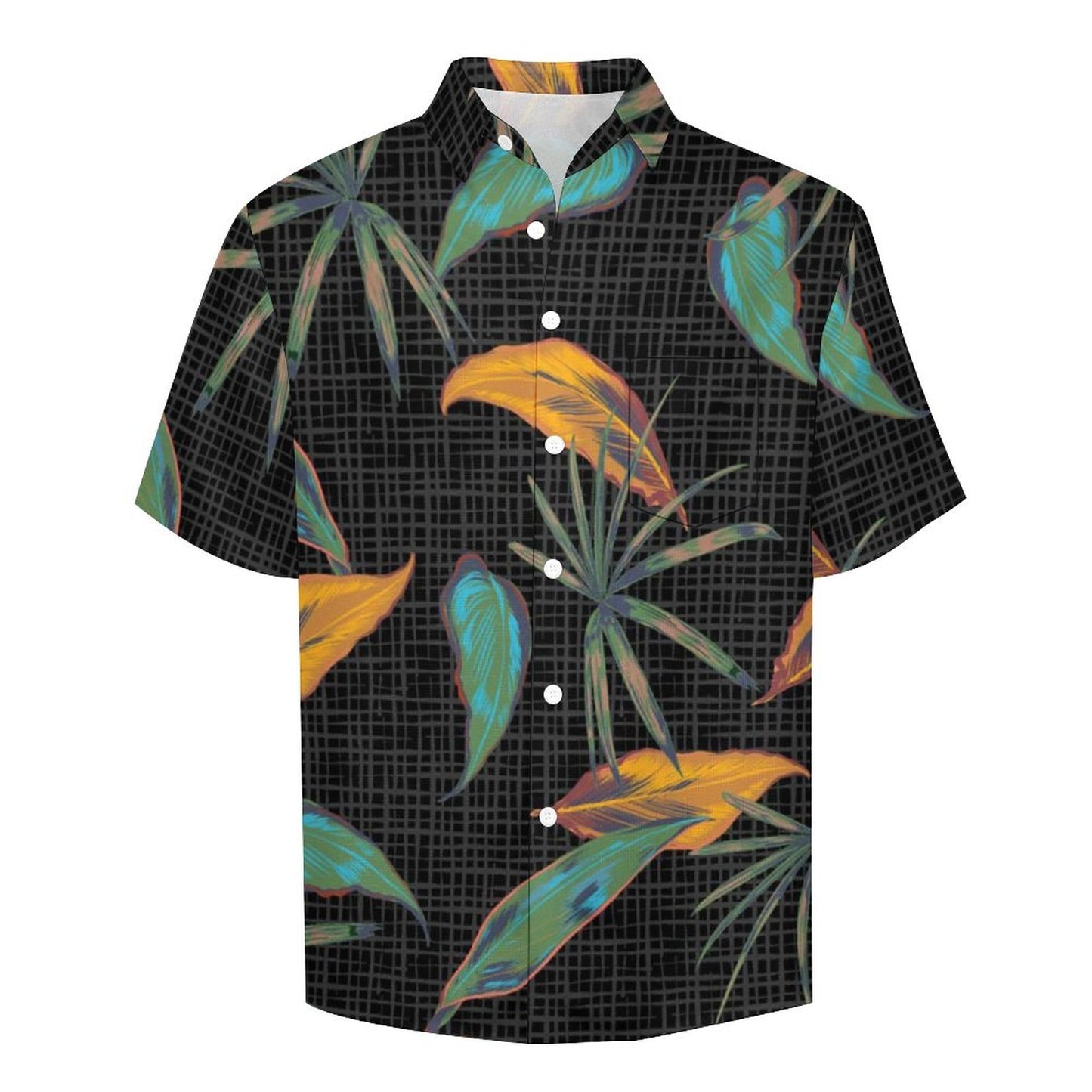 Men's Botanical Print Vacation Hawaiian Shirt 2306104582