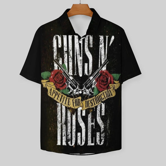 Men's Fashion Casual Printed Short Sleeve Shirts 2306101497