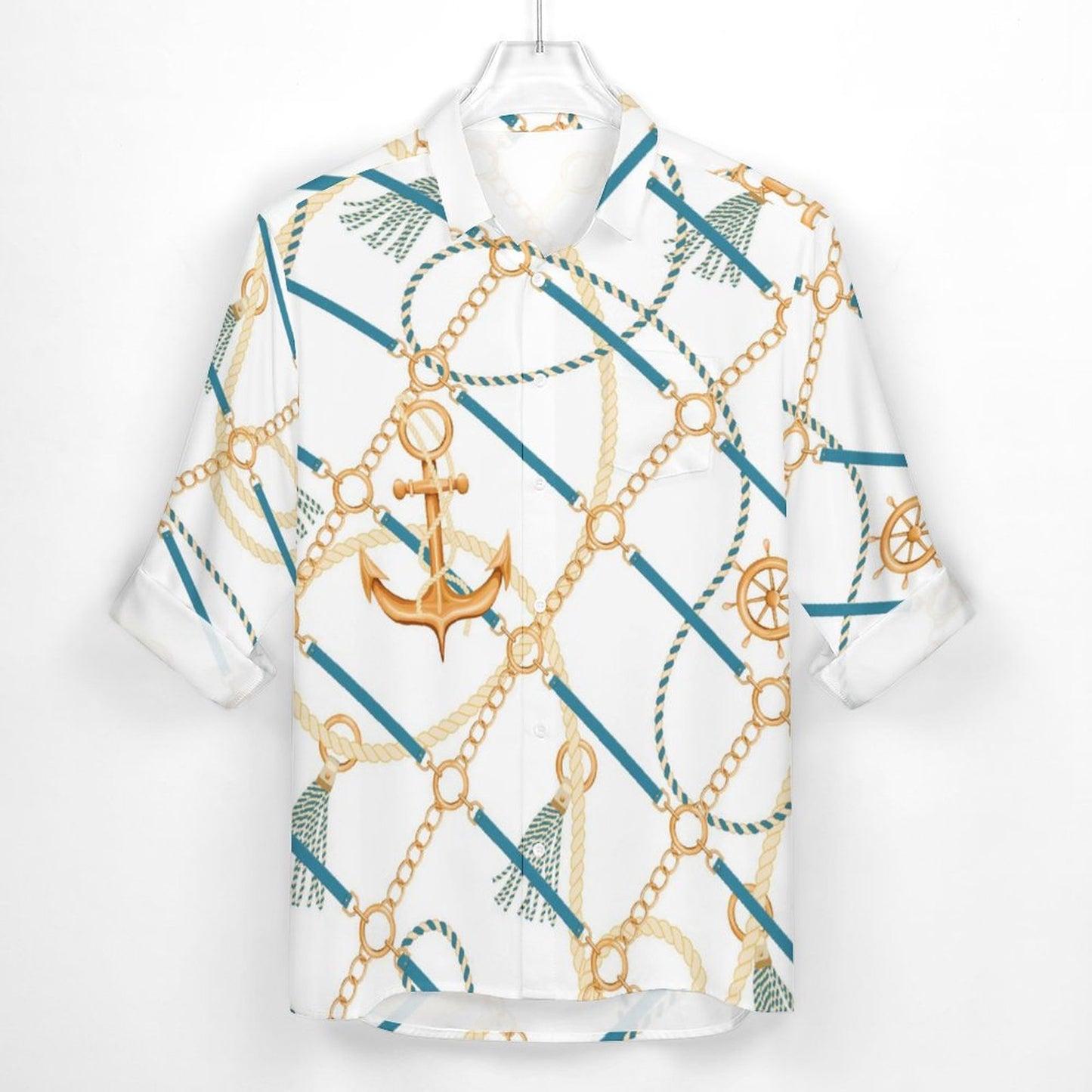 Men's Casual Printed Long Sleeve Shirt 2306103080