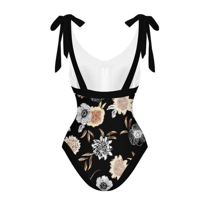 Casual Printed One-Piece Swimsuit And Cover Up 2305102450