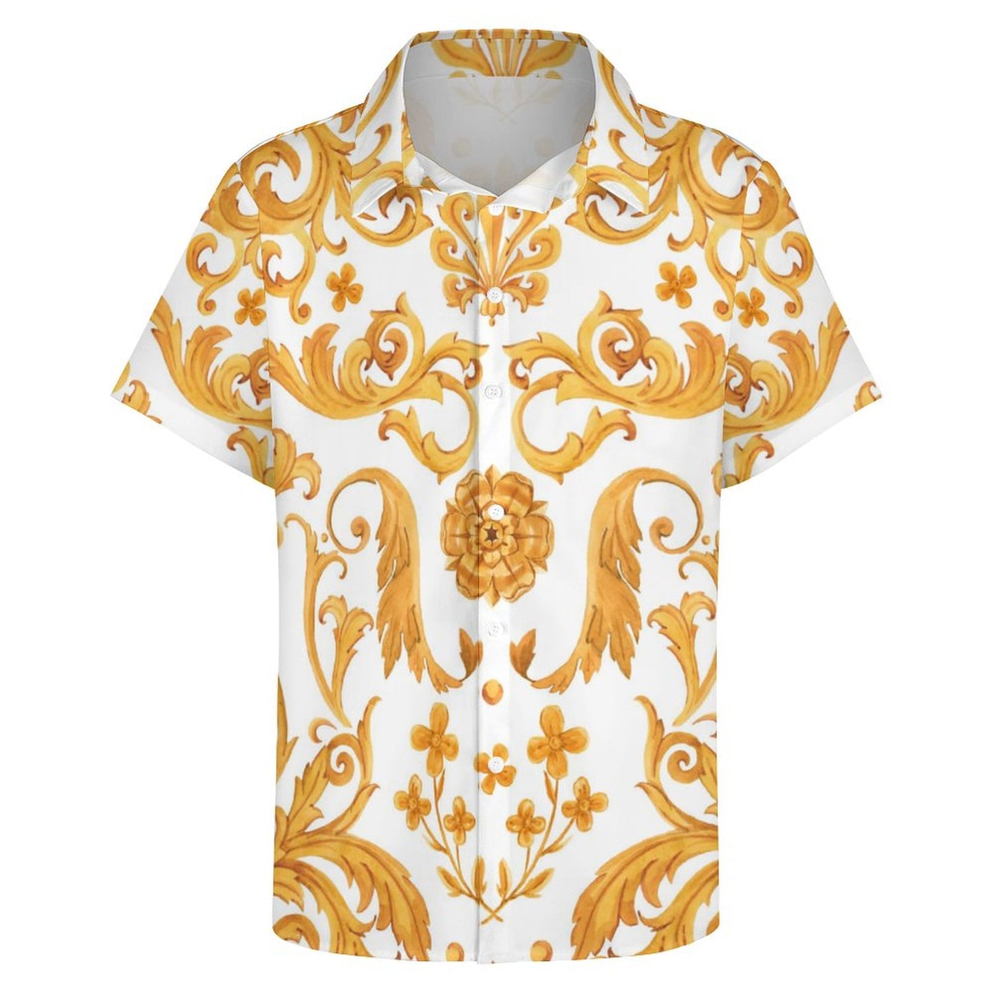 Men's Fashion Casual Printed Short Sleeve Shirts 2306101108