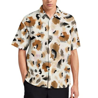 Men's Fashion Casual Printed Short Sleeve Shirts 2306104052