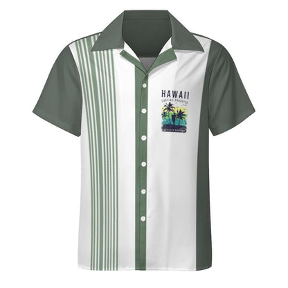 Men's Hawaiian Print Casual Shirt 2304104641