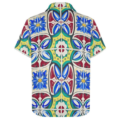 Men's Fashion Casual Printed Short Sleeve Shirts 2305107111