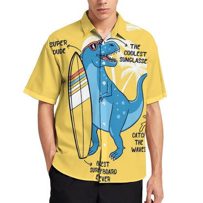 Men's Hawaiian Print Resort Shirt 2305103718