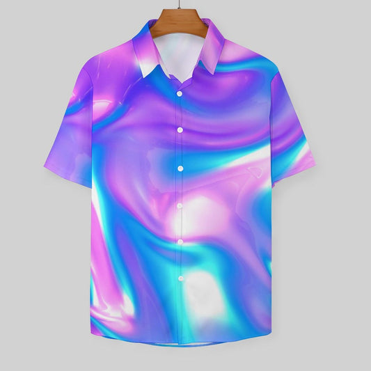 Men's Fashion Casual Printed Short Sleeve Shirts 2306101733