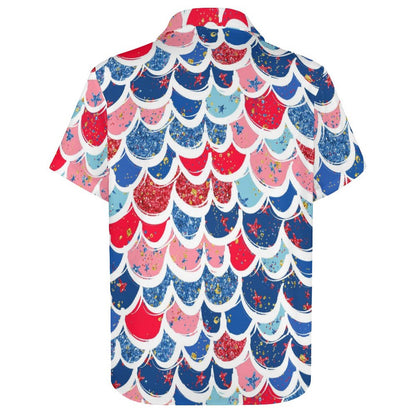 Men's Hawaiian Casual Short Sleeve Shirt 2306103352