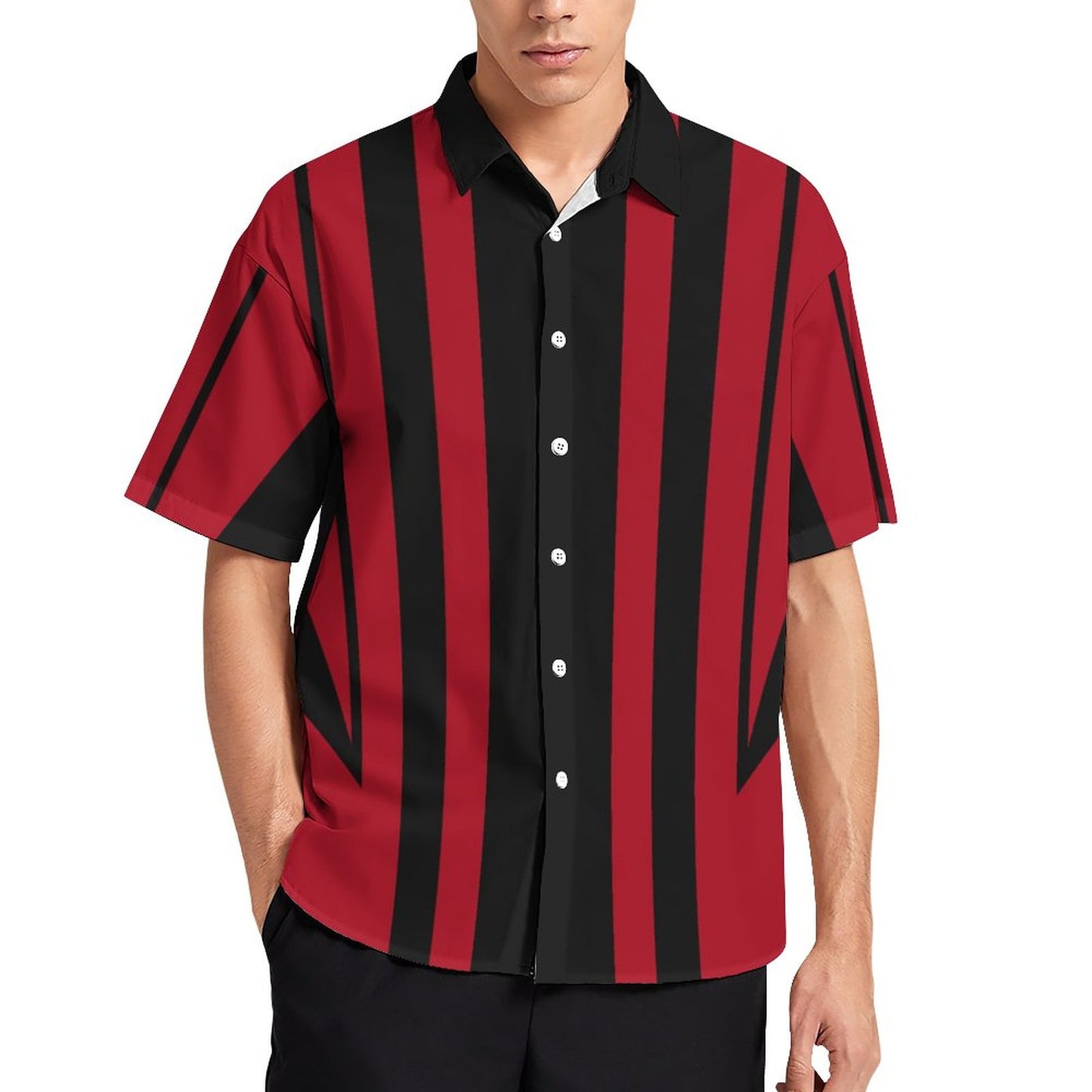 Men's Fashion Casual Printed Short Sleeve Shirts 2306105302