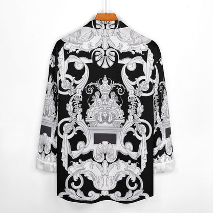 Men's Casual Printed Long Sleeve Shirt 2306103082