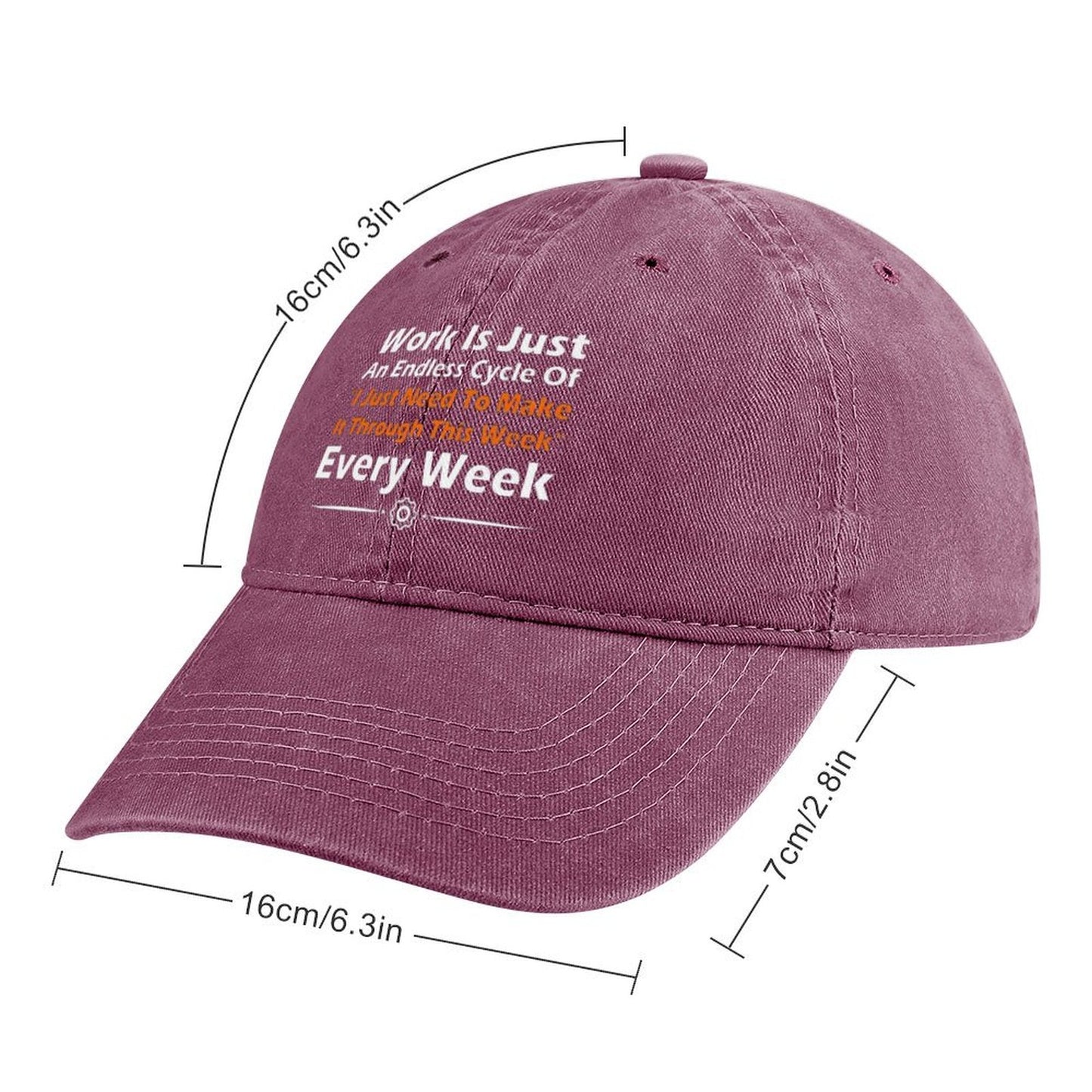 JOC Washed Denim Baseball Cap 2305102541
