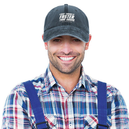 JOC Washed Denim Baseball Cap 2305103313