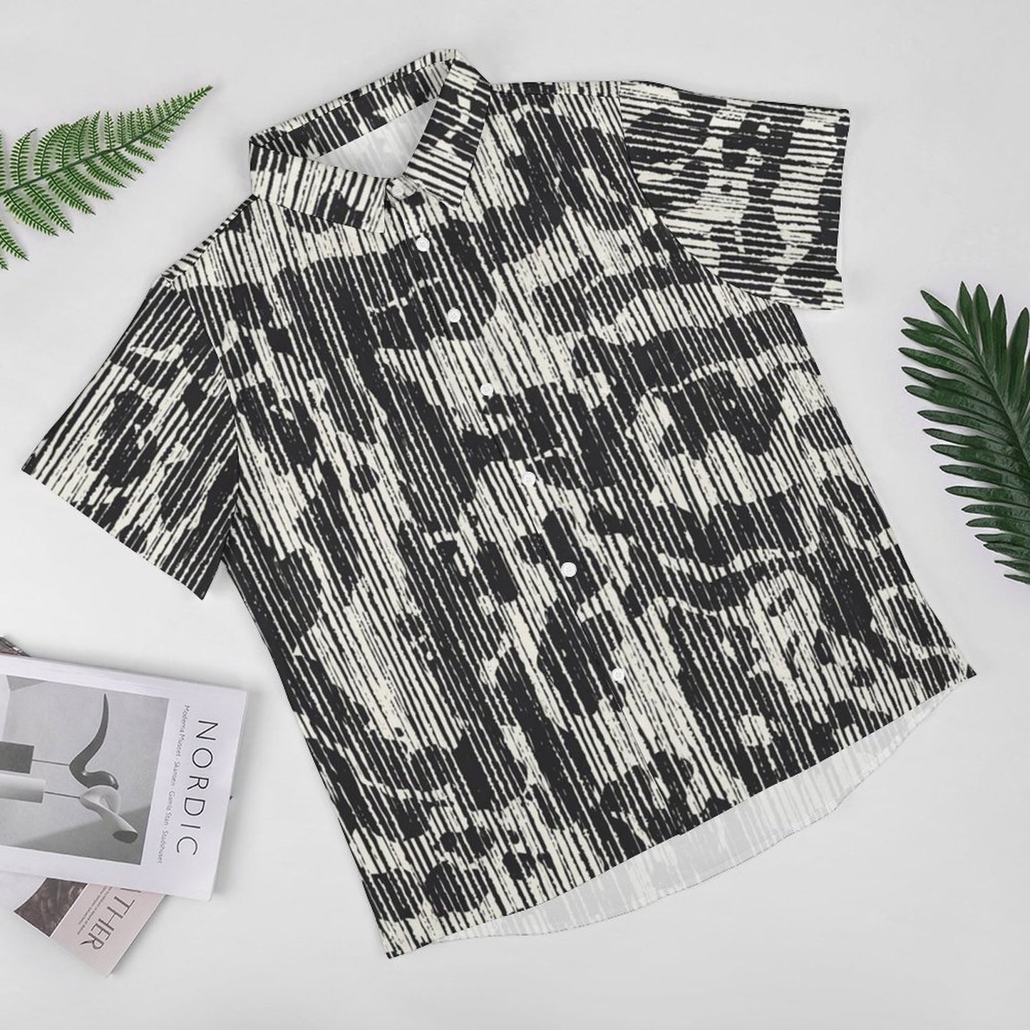 Men's Hawaiian Casual Short Sleeve Shirt 2306105273