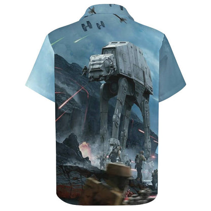 Men's Fashion Casual Printed Short Sleeve Shirts 2306101500