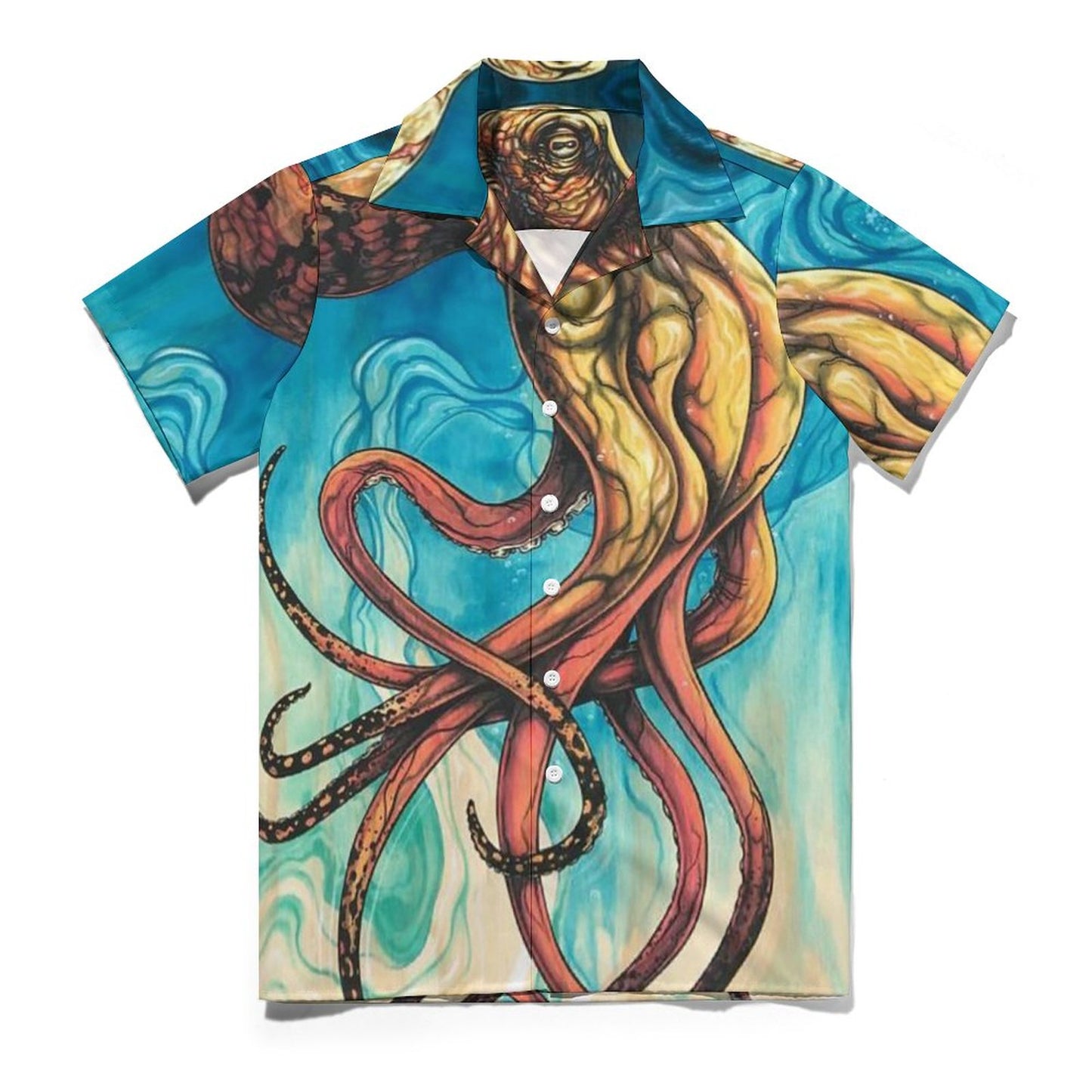 Men's Hawaiian Print Casual Shirt 2304108700