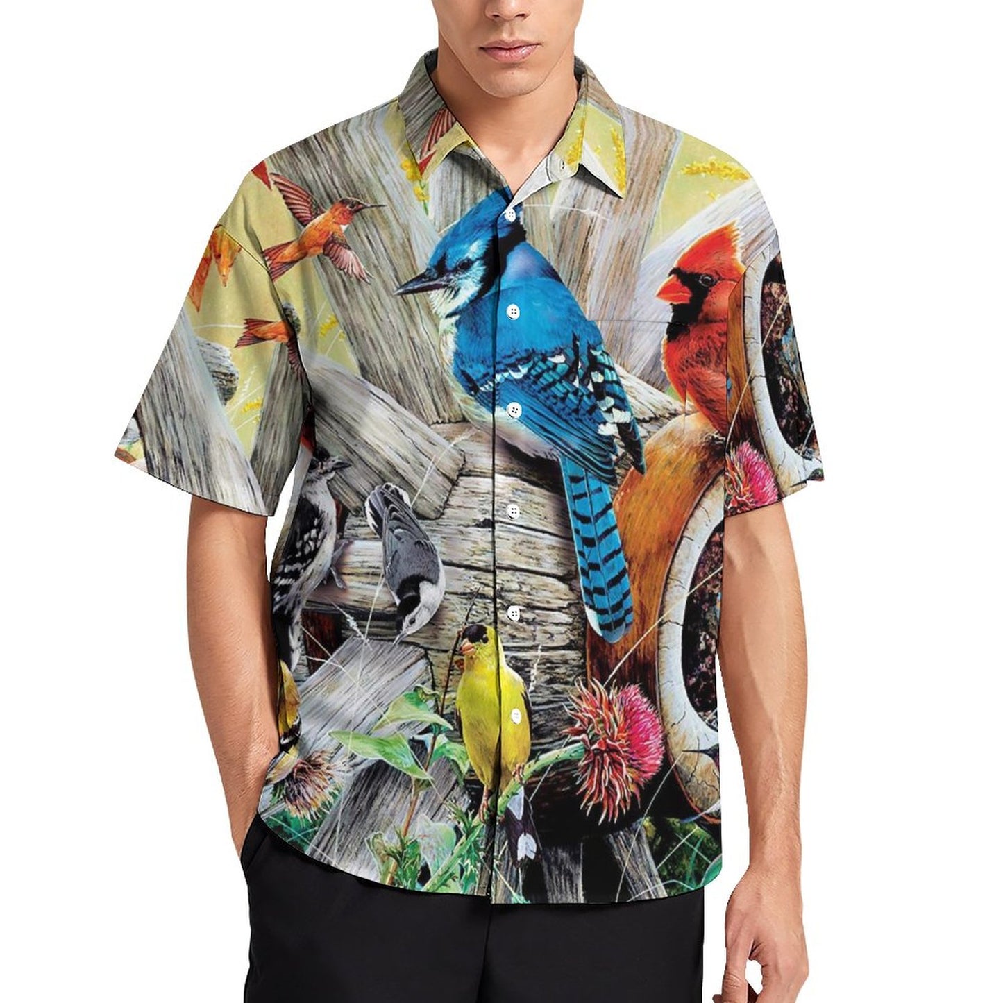 Men's Hawaiian Casual Short Sleeve Shirt 2306103506