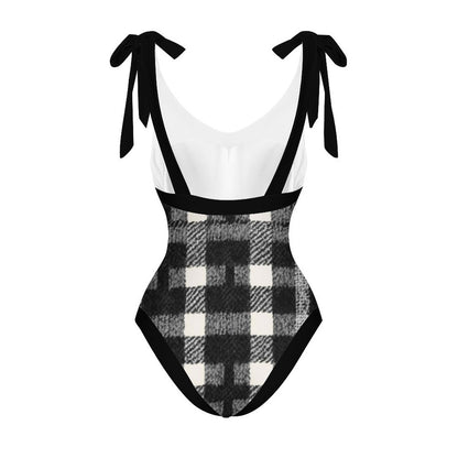 Casual Printed One-Piece Swimsuit And Cover Up 2305102671