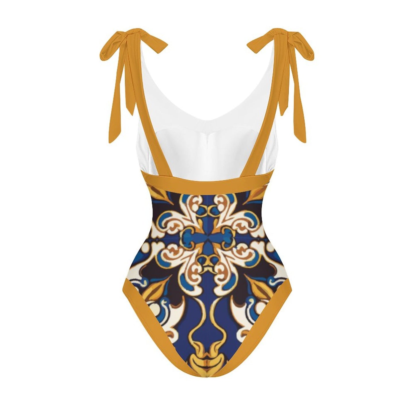 Casual Printed One Piece Swimsuit And Cover Up 2305105402