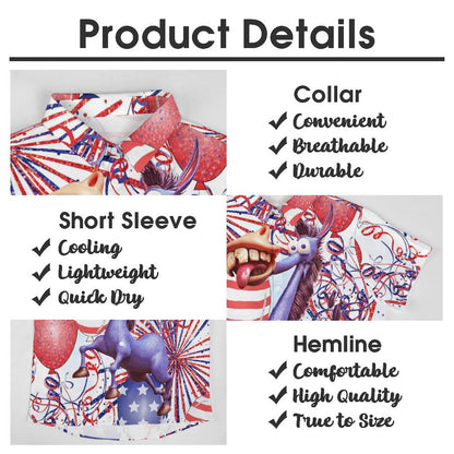 Men's Hawaiian Casual Short Sleeve Shirt 2306103384