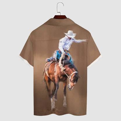 Men's Hawaiian Casual Short Sleeve Shirt 2305101804