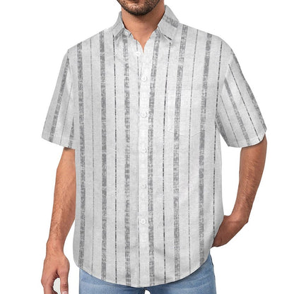 Men's Hawaiian Print Lapel Shirt 2304103744