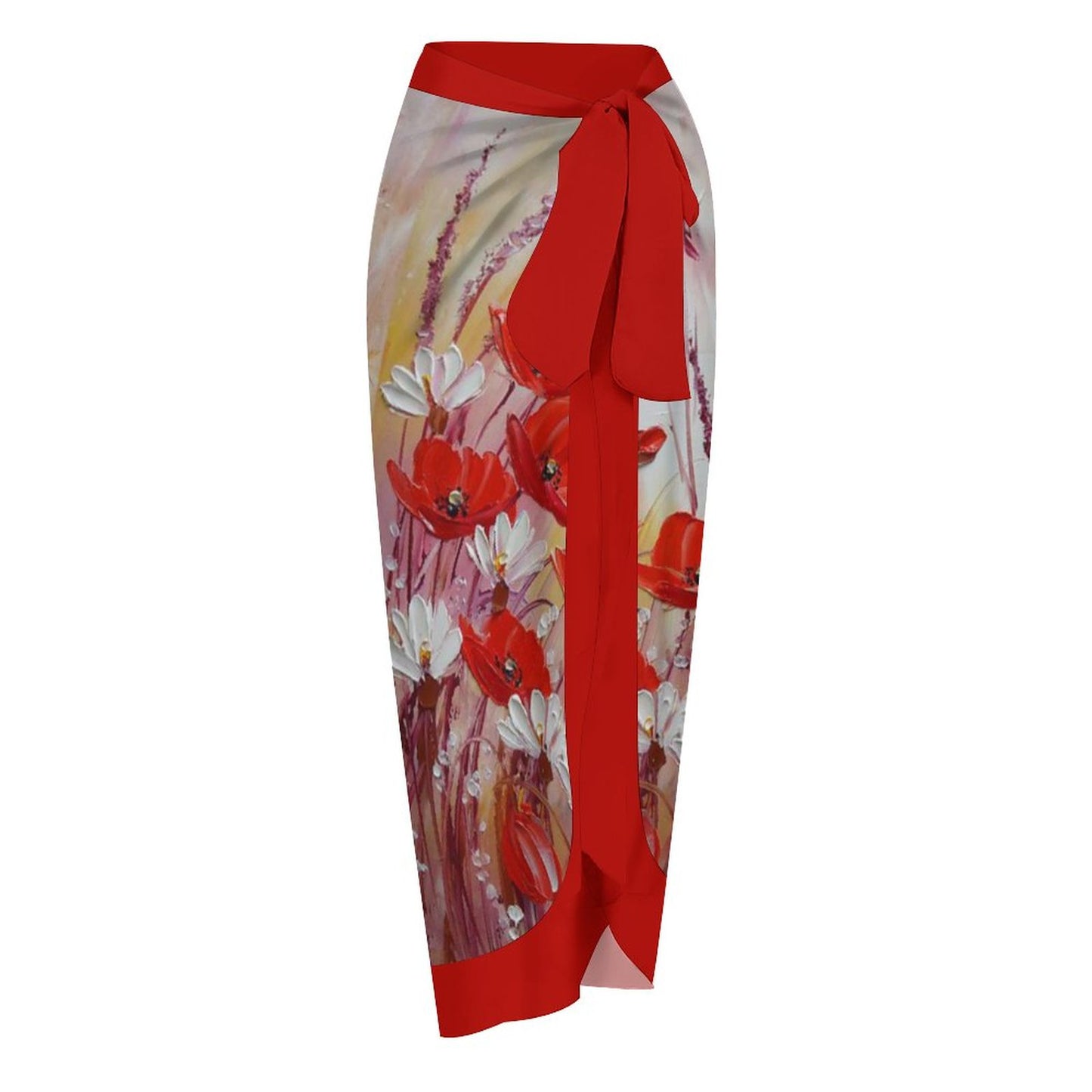 Casual Printed One-Piece Swimsuit And Cover Up 2305102660