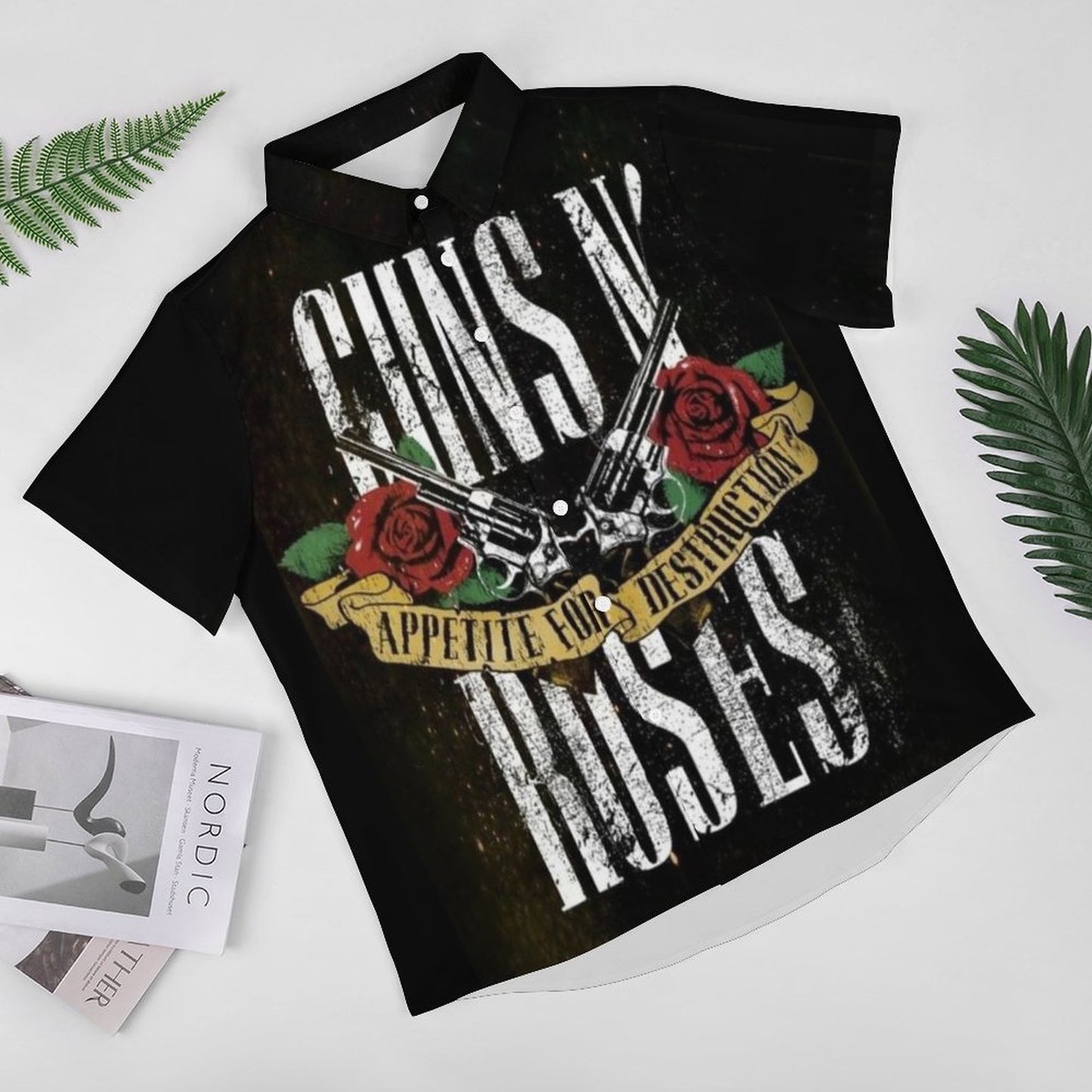Men's Fashion Casual Printed Short Sleeve Shirts 2306101497