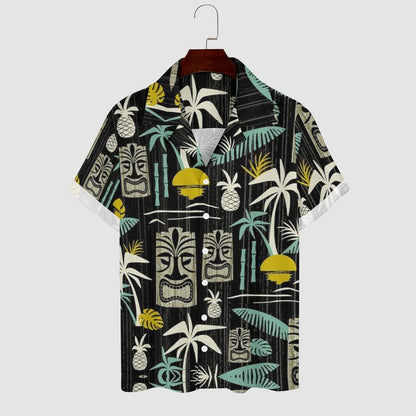 Men's Hawaiian Casual Short Sleeve Shirt 2305102401
