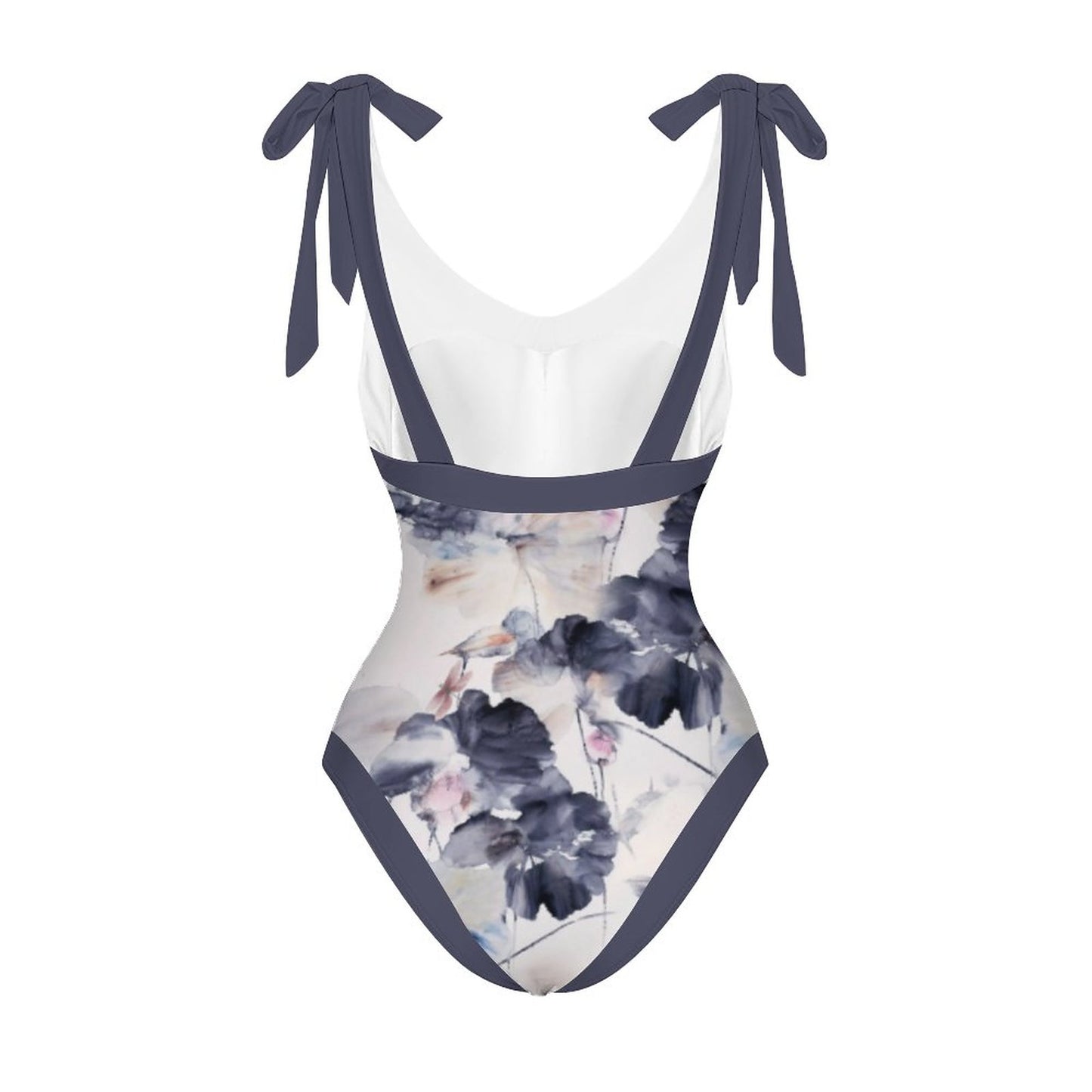 Casual Printed One-Piece Swimsuit And Cover Up 2305102662