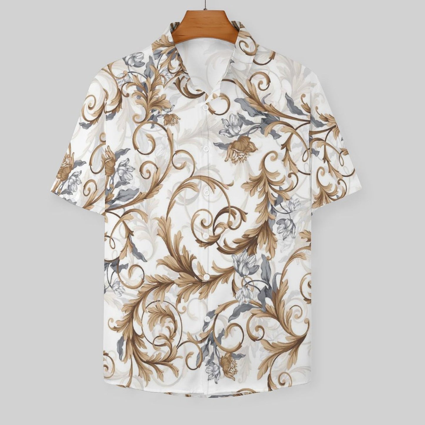 Men's Fashion Casual Printed Short Sleeve Shirts 2306100949