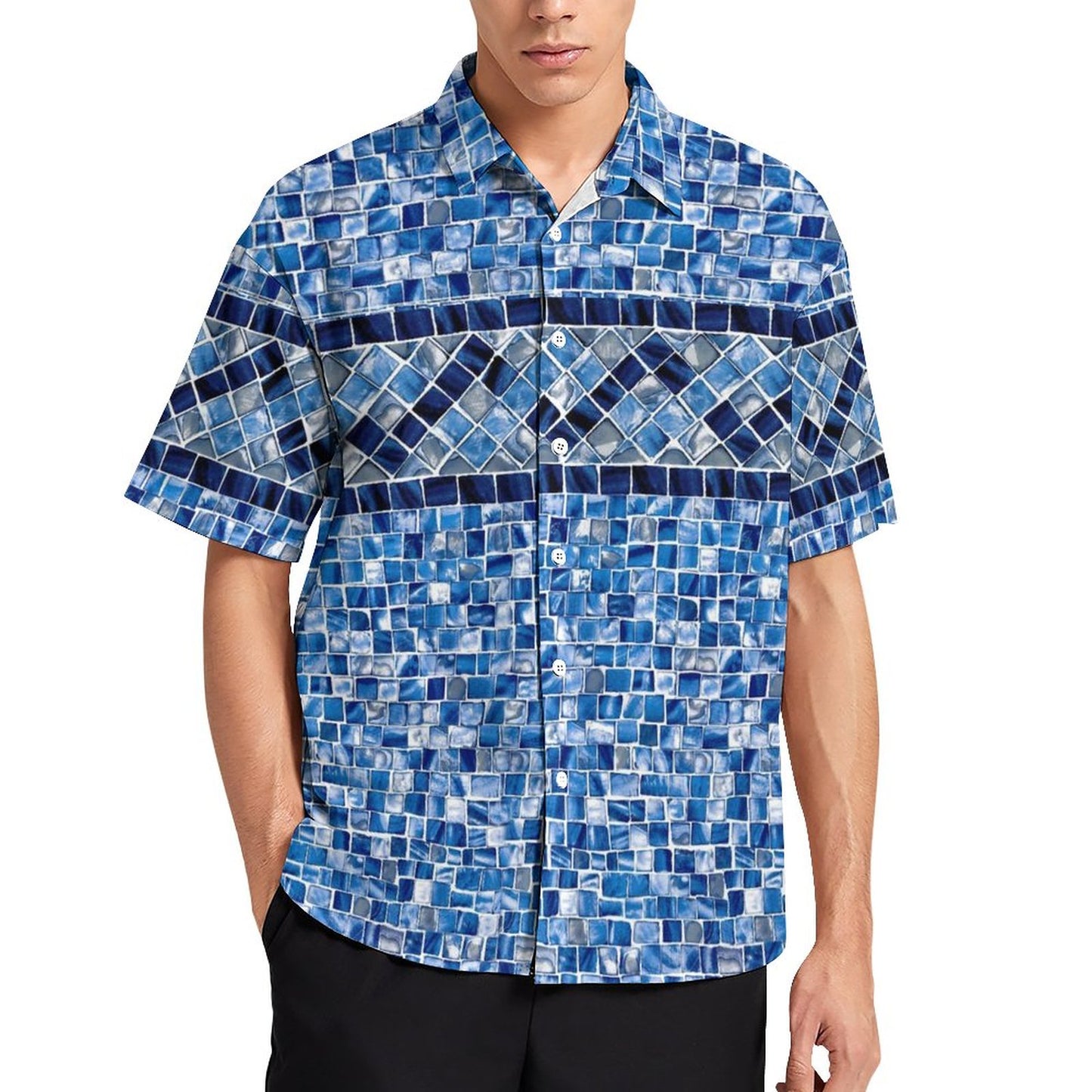Men's Fashion Casual Printed Short Sleeve Shirts 2306101891