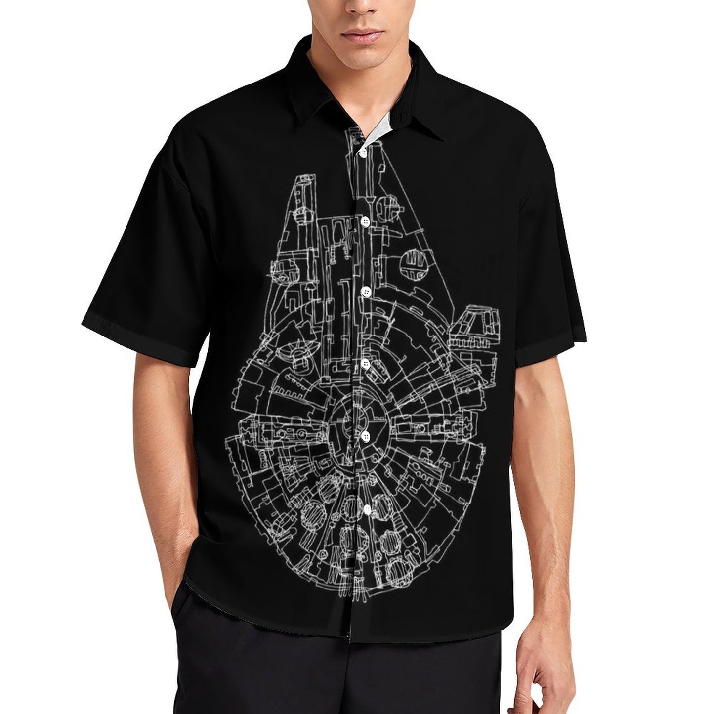 Men's Fashion Casual Printed Short Sleeve Shirts 2306101503