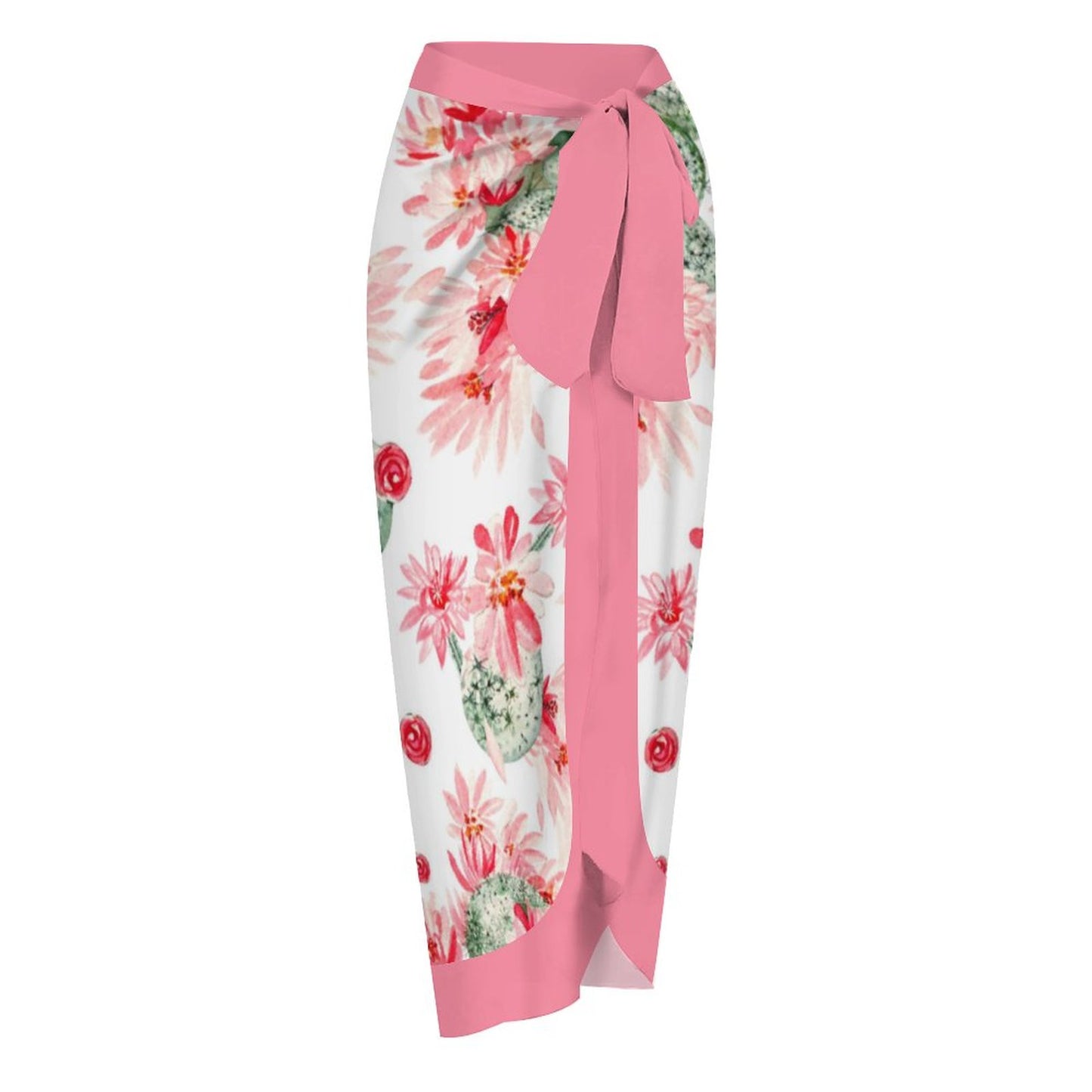 Casual Printed One-Piece Swimsuit And Cover Up 2305102498