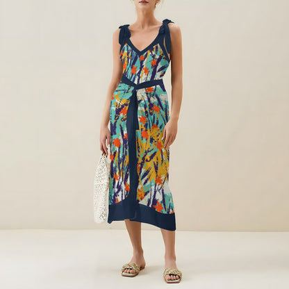 Casual Printed One-Piece Swimsuit And Cover Up 2305102420
