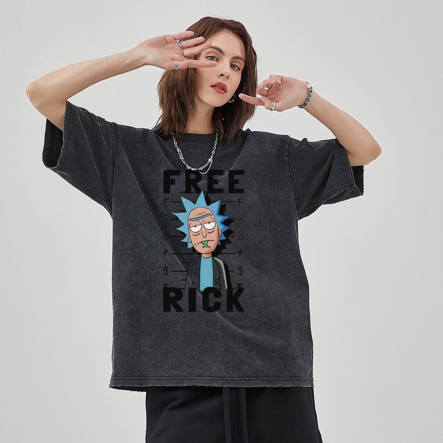 Unisex Vintage Solid Wash T-Shirts 2305103524