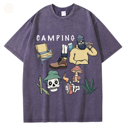 Unisex Vintage Wash Denim T-Shirts