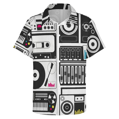 Men's Fashion Casual Printed Short Sleeve Shirts 2306101725