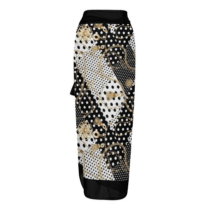 Fashion Printed One Piece Swimsuit And Cover Up 2305104458