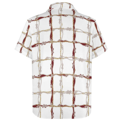 Men's Fashion Casual Printed Short Sleeve Shirts 2306100944