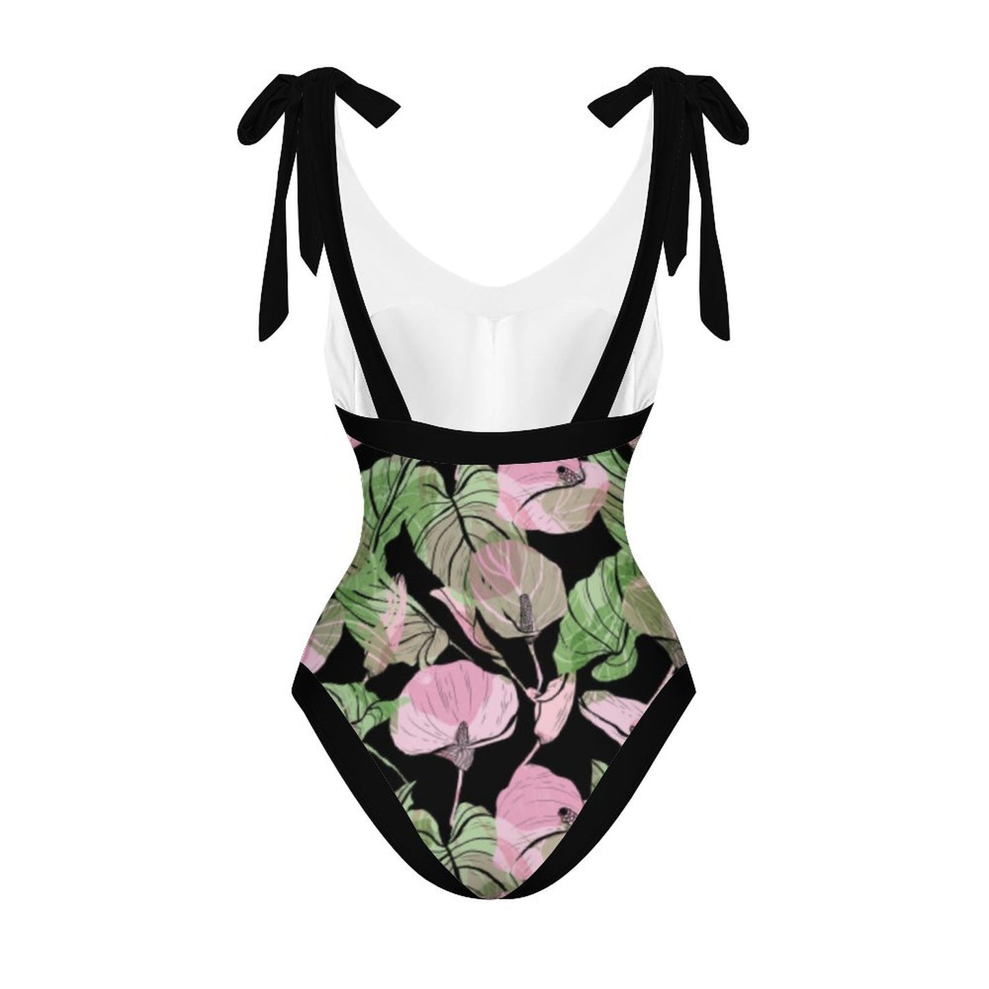 Casual Printed One-Piece Swimsuit And Cover Up 2305102413