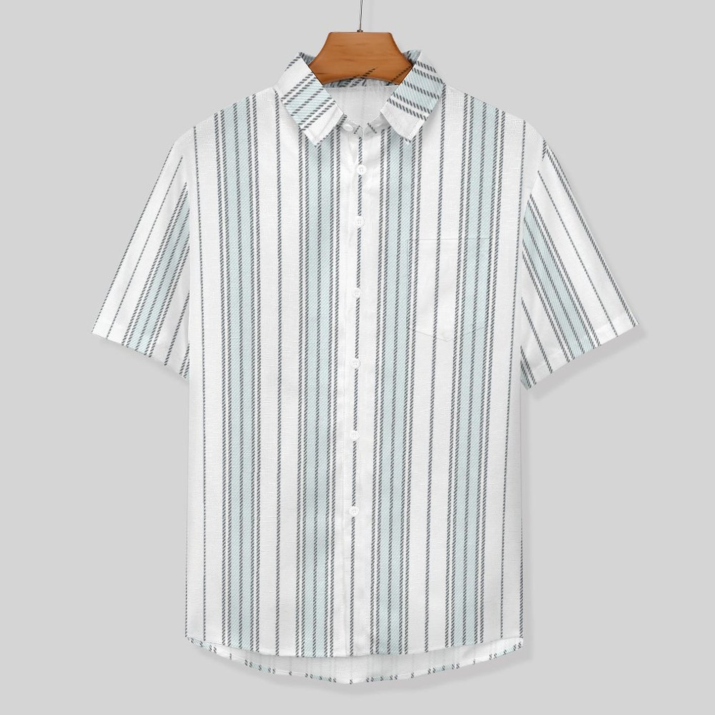 Men's Hawaiian Print Lapel Shirt 2304103747