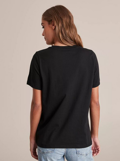 Unisex Round Neck Casual Printed Short Sleeve T-Shirt